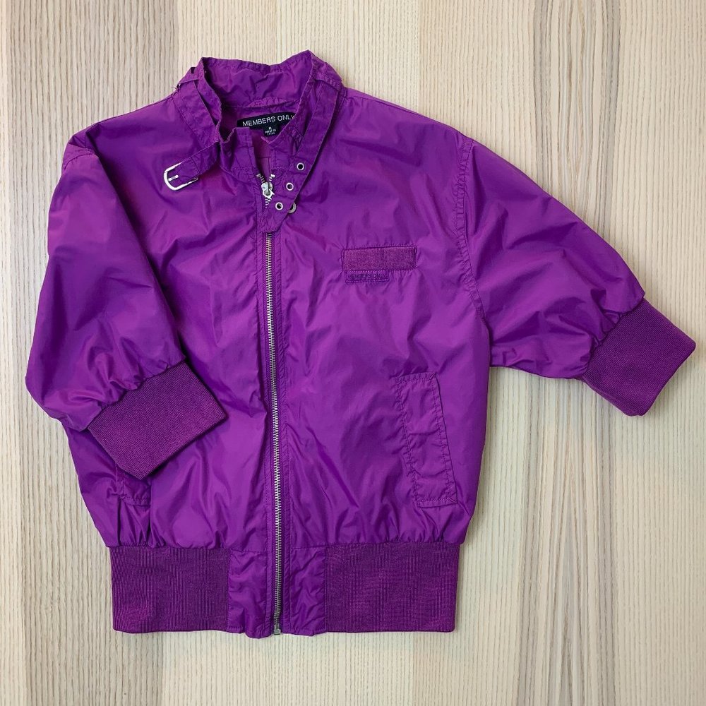 Members Only Cropped Sleeve Jacket